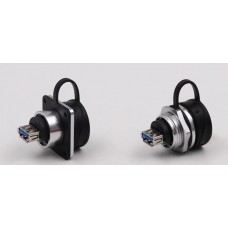 Роз'єм Weipu SA2412/SUSB3.0 metal панельна розетка на гайку