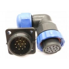 Роз'єм герметичний SZC21 12P-F-TA-FL4 12pin, 5 А