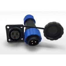 Роз'єм герметичний SZC21 3P-M-FK 3pin, 25 А