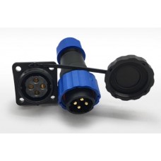 Роз'єм герметичний SZC21 4P-M-FK 4pin, 25 А