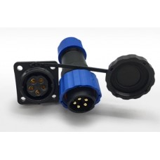 Роз'єм герметичний SZC21 5P-M-FK 5pin, 25 А