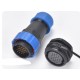 Роз'єм герметичний SZC28 22P-M-FB 22pin, 5 А
