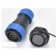 Роз'єм герметичний SZC28 9P-M-FB 9pin, 10 А