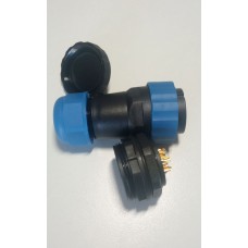 Роз'єм герметичний SZC28 5P-M-FB 5pin, 25 А