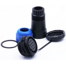 Роз'єм герметичний SZC28 9P-F-M 9pin, 25 А Роз'єм герметичний SZC28 9P-F-M 9pin, 25 А