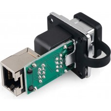 Герметичний роз'єм RJ45 YT-RJ45-JSX-04-001 панельна розетка
