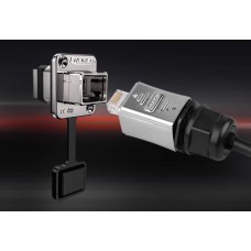 Герметичний роз'єм RJ45 YT-RJ45-JSX-04-001 панельна розетка