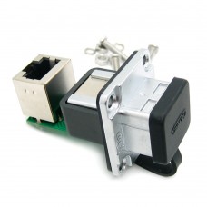 Герметичний роз'єм RJ45 YT-RJ45-JSX-10-001 панельна розетка