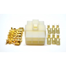 Роз'єм автомобільний KF-7061-6.3-11 / KF-7061-6.3-21 (6pin)