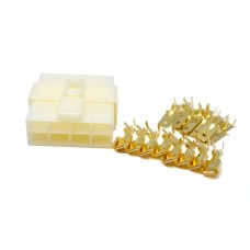 Роз'єм автомобільний KF-7081-6.3-11 / KF-7081-6.3-21 (8pin)