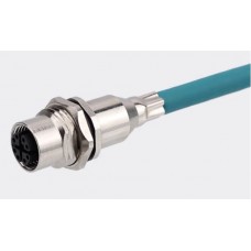 Гніздо М12 для монтажу на панель для екранованого кабелю