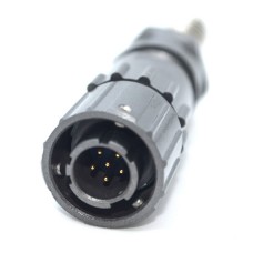 Роз'єм байонетний FQ14-6TJ-8 кабельна вилка, 3 А