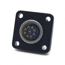 Роз'єм байонетний FQ14-9ZK приладова розетка, 2 А