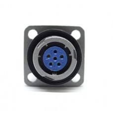 Роз'єм байонетний FQ14-6ZPK-8 кабельна розетка, 3 А