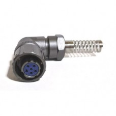 Роз'єм байонетний FQ14-6TRK-8 кутова кабельна розетка, 3 А