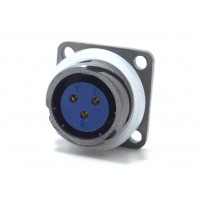 Роз'єм байонетний FQ18-2ZK приладова розетка, 18 А