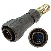 Роз'єм байонетний FQ18-10TJ-10 кабельна вилка, 3 А