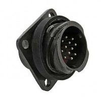 Роз'єм байонетний FQ18-10ZJ приладова вилка, 3 А