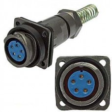 Роз'єм байонетний FQ18-5ZPK-8 кабельна розетка, 3 А