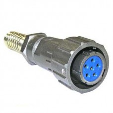Роз'єм байонетний FQ18-6TK-8 кабельна розетка, 10 А