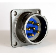 Роз'єм байонетний FQ24-6ZJ приладова вилка, 25 А