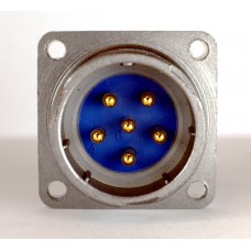 Роз'єм байонетний FQ24-6ZJ приладова вилка, 25 А