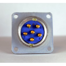 Роз'єм байонетний FQ24-6ZJ приладова вилка, 25 А