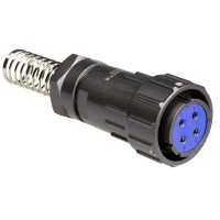 Роз'єм байонетний FQ24-4TK-12 кабельна розетка, 25 А