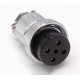 Кабельна розетка GX30M-4A авіаційного роз'єма