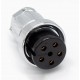 Кабельна розетка GX30M-5A авіаційного роз'єма