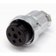 Кабельна розетка GX30M-6A авіаційного роз'єма