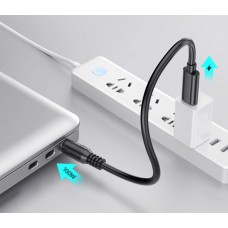 Кабель живлення DC 5.5×2.5 мм USB Type-C (PD) 20V/5A