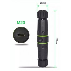 Роз'єм герметичний SZC-20/TYPE-C кабельна розетка