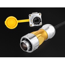 Герметичний роз'єм RJ45 DH-24-J/RJ45/213/SX-43-409 панельна розетка