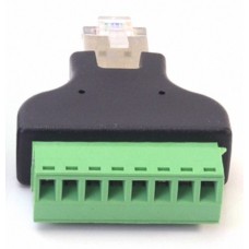 8 контактний прямий адаптер 8P8C RJ45 вилка