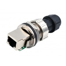 Роз'єм RJ45-MF-CAP (вилка+розетка+кришка)