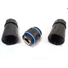 Роз'єм герметичний SZC-23 RJ-45 IP68 кабельна розетка