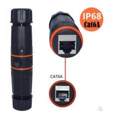 Роз'єм герметичний SZC-23A RJ-45 IP68 кабельна розетка