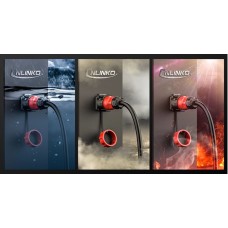 Герметичний роз'єм RJ45 YM-24-J/RJ45/213/SX-42-101 панельна розетка на гайку