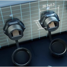 Герметичний роз'єм RJ45 YT-RJ45-JSX-29-062 панельна розетка