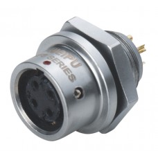 Роз'єм Weipu SF812/S2 панельна розетка на гайку