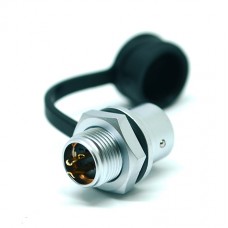 Роз'єм Weipu SF1012/S2 панельна розетка на гайку