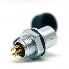 Роз'єм Weipu SF1012/S5 панельна розетка на гайку