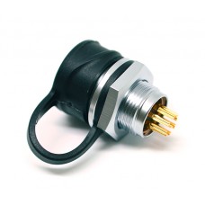 Роз'єм Weipu SF1212/S9 панельна розетка на гайку