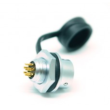 Роз'єм Weipu SF812/S8 панельна розетка на гайку