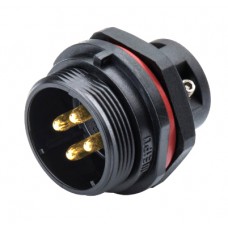 Роз'єм Weipu SP2112/P2-9 панельна вилка на гайку