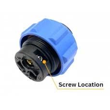 Роз'єм Weipu SP2112/S2-9 панельна розетка на гайку