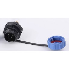 Роз'єм Weipu SP1112/P5 панельна вилка на гайку