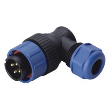 Роз'єм Weipu SY2116/P12 кутова кабельна вилка