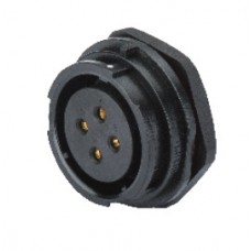 Роз'єм Weipu SY2912/S17 панельна розетка на гайку